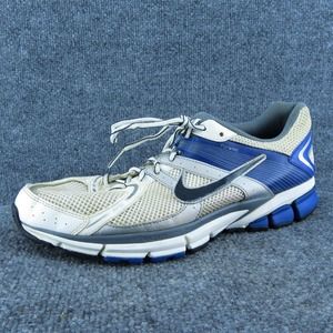 Nike Span 7 Men Sneaker Shoes White Synthetic Lace‎ Up Size 10 Medium